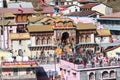 Himalaya hill beautiful, hindu tample badrinath most famce in world village mana uttrakhand in india