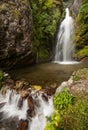 Himalaya Landscape: rocks and waterfall Royalty Free Stock Photo
