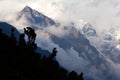 Himalaya mountain landscape, Nepal Royalty Free Stock Photo