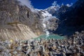 Mountains landscape Mera peak in Nepal