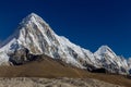 Himalaya mountain Pumori peak summit on EBC Nepal trek hiking route