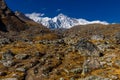 Cho Oyu eight thouthand mountain peak in Himalaya