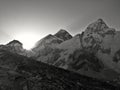 Himalaya. Nepal life. Treking in Nepal. Trail to Everest. Hiking in Nepal. Ebc Royalty Free Stock Photo