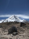 Himalaya. Nepal life. Treking in Nepal. Trail to Everest. Hiking in Nepal Royalty Free Stock Photo
