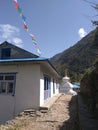 Himalaya. Nepal life. Treking in Nepal. Trail to Everest. Hiking in Nepal. Royalty Free Stock Photo