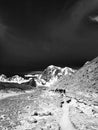 Himalaya. Nepal life. Treking in Nepal. Trail to Everest. Hiking in Nepal. Ebc. Royalty Free Stock Photo