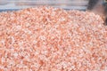 Himalaya pink salt background, produce for sale