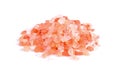 Himalaya Pink Salt isolated on white background