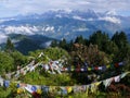 Himalaya from Poon Hill, Nepal Royalty Free Stock Photo