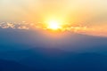 Himalaya at sunrise Royalty Free Stock Photo