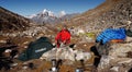 Himalayan base camp