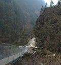 Himalayan bridge Royalty Free Stock Photo