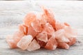 Himalayan crystal salt Royalty Free Stock Photo