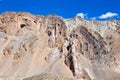 Himalayan landscape in Himalayas along Manali-Leh highway. Himachal Pradesh, India Royalty Free Stock Photo