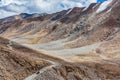 Himalayan landscape with road, Ladakh, India Royalty Free Stock Photo