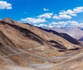 Himalayan landscape with road, Ladakh, India Royalty Free Stock Photo