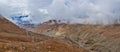 Himalayan landscape with road, Ladakh, India Royalty Free Stock Photo