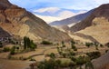 Himalayan mountain range, Ladakh Royalty Free Stock Photo