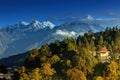 Himalayan mountain range at Ravangla, Sikkim