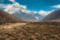 The Himalayan Mountains in Nepal Royalty Free Stock Photo