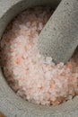 Himalayan pink salt Royalty Free Stock Photo