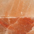 Himalayan pink salt block surface Royalty Free Stock Photo
