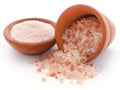 Himalayan pink salt Royalty Free Stock Photo