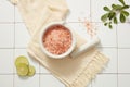 Himalayan pink salt reduces sebum production and clears skin congestion