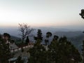 Himalayan ranges seen early morning from Pauri township