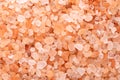 Himalayan salt, coarse crystals, table salt, macro photo