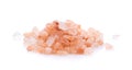 Himalayan Salt Raw Crystals Isolated On White