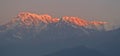 Himalayan sunrise in early morning Royalty Free Stock Photo