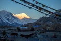 Himalayas landscape, Annapurna circuit trek Royalty Free Stock Photo