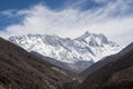 Himalayas mountain landscape in Everest region, Nepal Royalty Free Stock Photo