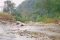 Himalayas mountain valley. Rangbang river mountain valley.Tabakoshi West Bengal India Royalty Free Stock Photo