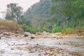 Himalayas mountain valley. Rangbang river mountain valley.Tabakoshi West Bengal India Royalty Free Stock Photo