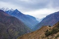 Himalayas mountains. Nepal. On the way to Everest base camp Royalty Free Stock Photo