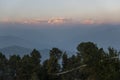 The Himalayas from Nagarkot in Nepal Royalty Free Stock Photo