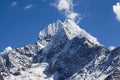 Himalayas, Nepal. beautiful sunny weather a