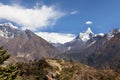 Himalayas, Nepal. beautiful sunny weather and spectacular views