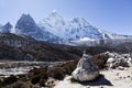 Himalayas, trekking in the high mountains