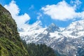 Himalayas from Yamunotri Valley Royalty Free Stock Photo