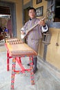 Himalyan folk music lute, Thimphu, Bhutan Royalty Free Stock Photo