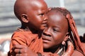 Himba family in Namibia