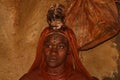 Himba Lady doing a ceremony