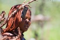 Himba Woman with Cell Phone