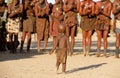 Himba women dancing
