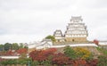 Himeji Castle is a hilltop Japanese castle complex Royalty Free Stock Photo