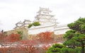 Himeji Castle is a hilltop Japanese castle complex Royalty Free Stock Photo