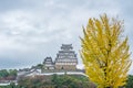 Himeji Castle in Japan, also called the white Heron castle Royalty Free Stock Photo